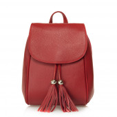 Rucsac dama din piele naturala DiAmanti Giuseppe Rosso